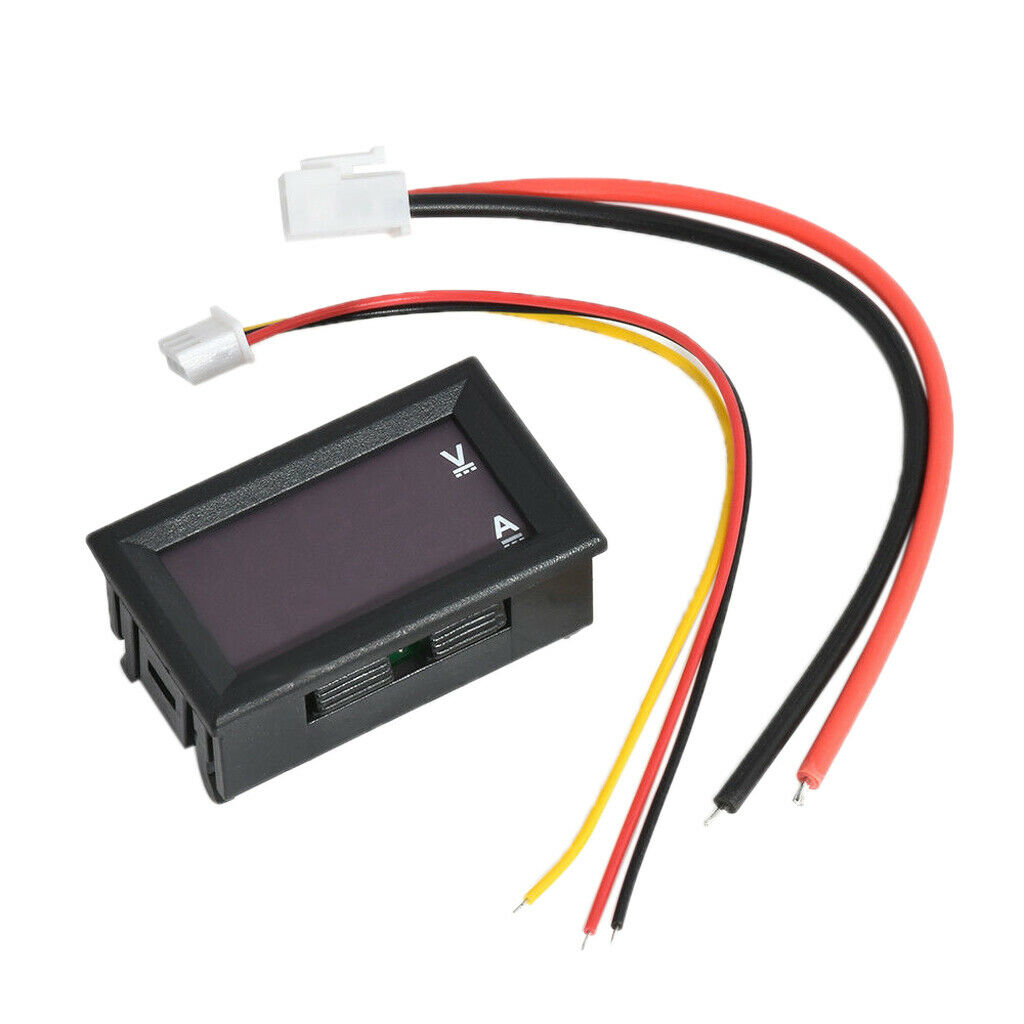 Digital Current Tester Multimeter DC 100V Volt 2A Ampere Battery Monitor Gauge