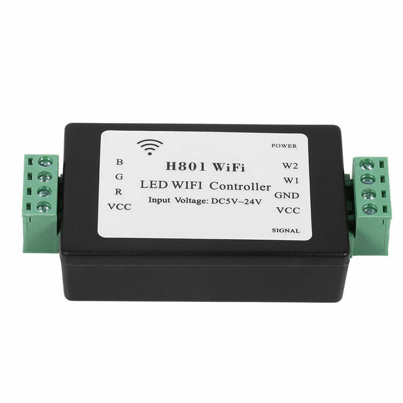 H801 Plastic RGB LED Strip Light WIFI Controller Dimmer Android WLAN Control L60