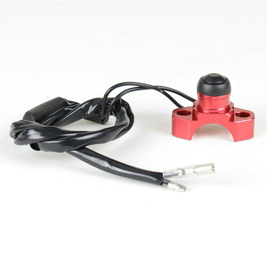 Aluminum Billet Engine Stop Kill Switch Button For 12V ATV Quad Moped Scooter