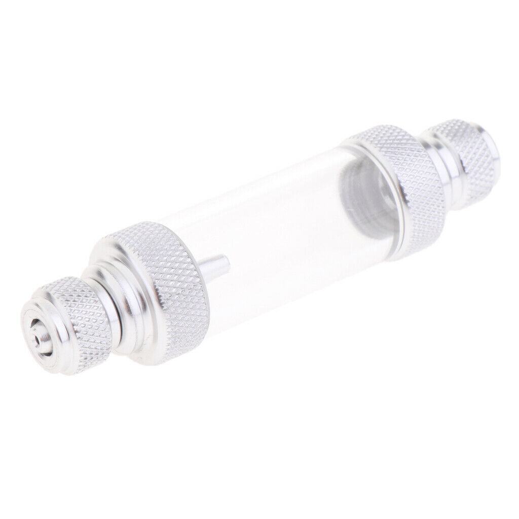 Aquarium CO2 bubble counter with check valve, double head