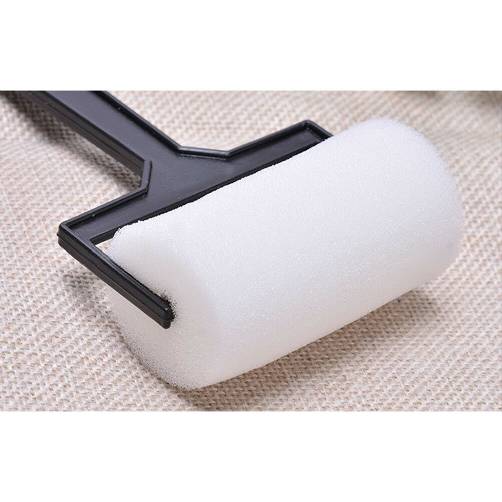 3Pcs White Sponge Brush Foam Painting Roller Brush Kids Craft Tool Drawing ke.DD