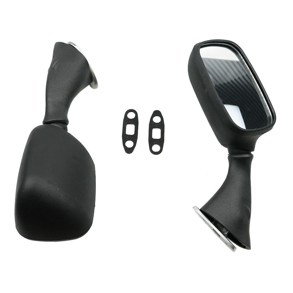 Black Side Rear view Mirrors For Suzuki Hayabusa GSXR 1000 750 650 GSX1300R