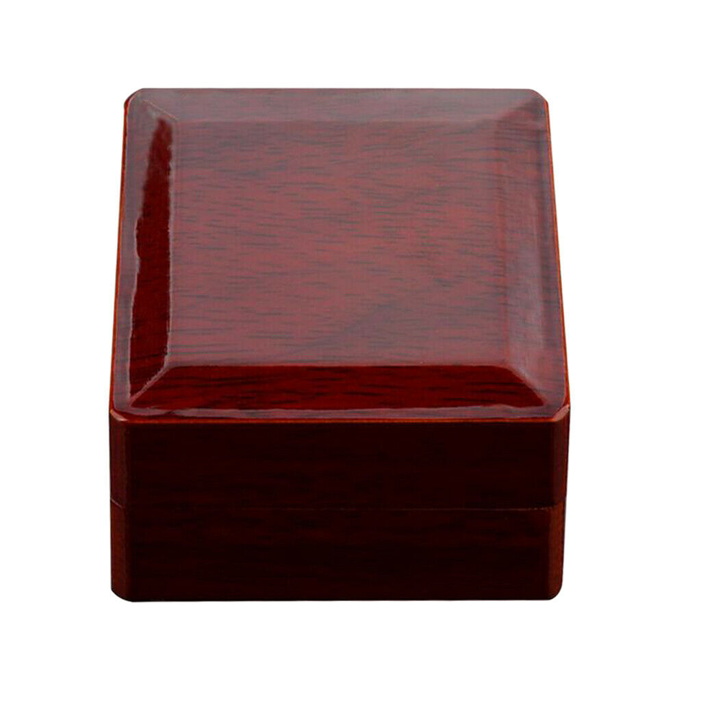 Mini Red Wine 65x65x50mm Wooden Jewelry Box for Championship  Sport