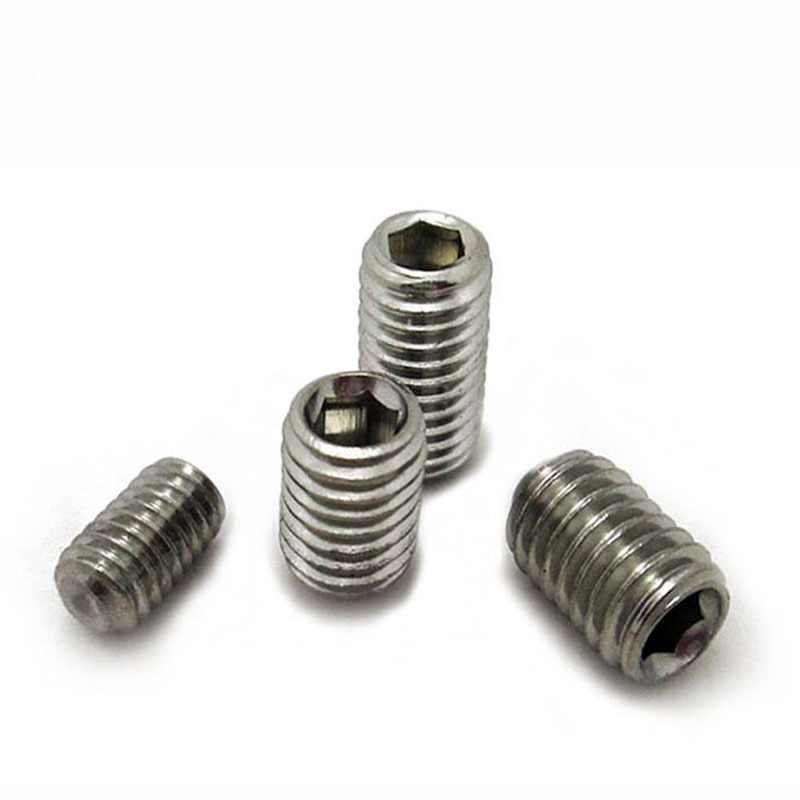 M5 Stainless Steel Hexagon Socket Flat End Mechanical Instrument Screw