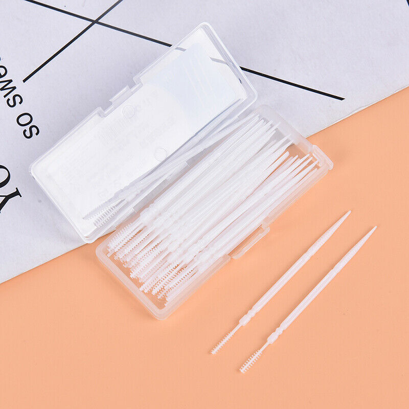 40Pcs/box Dental Floss Flosser Picks Teeth Toothpick Stick Tooth Clean Or.l8