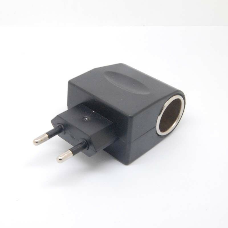 EU Wall Home AC Adapter To DC Car Charger Cigarette Lighter Socket Converter