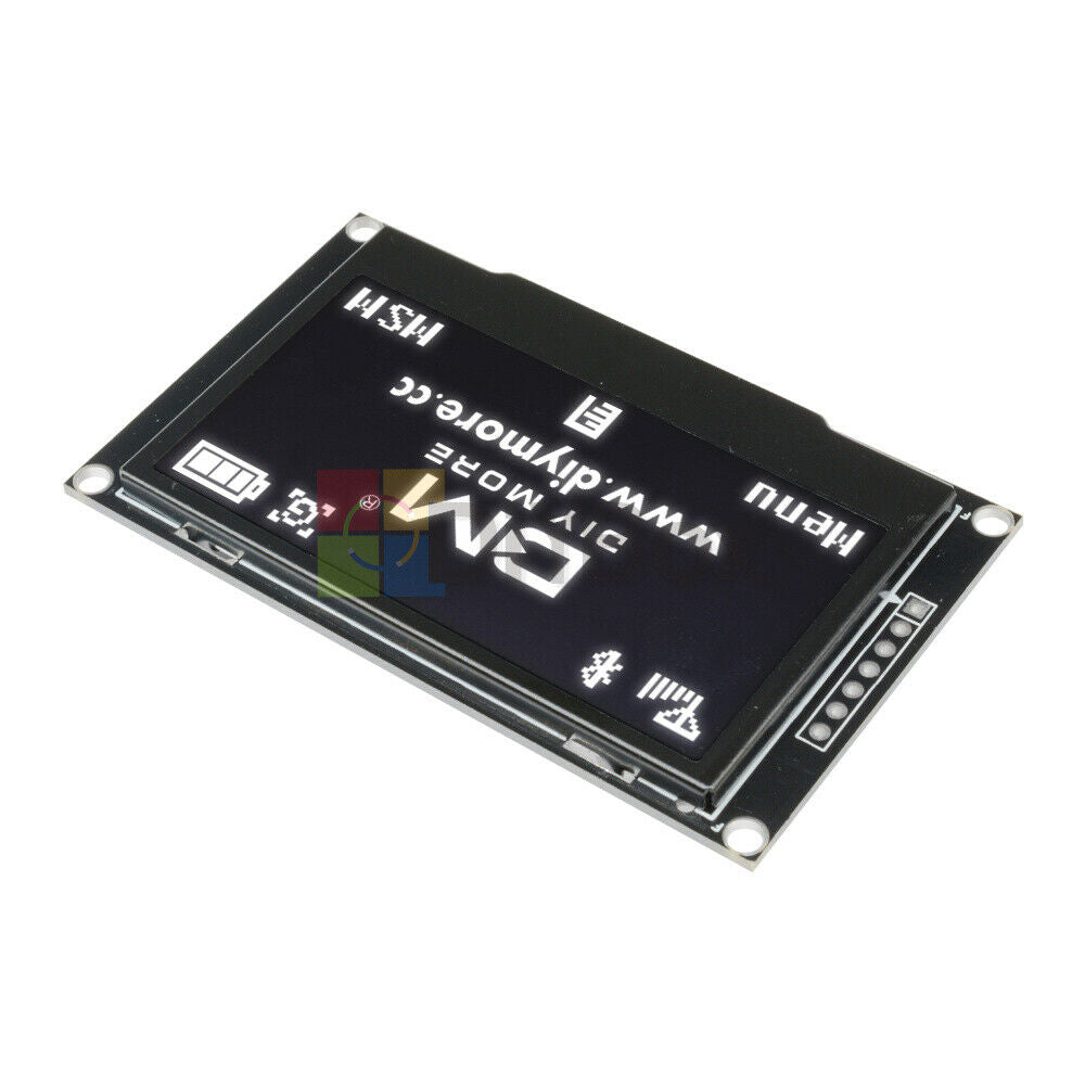 2PCS 2.42" SPI IIC 128X64 White OLED LED LCD Display Module SSD1309 for Arduino