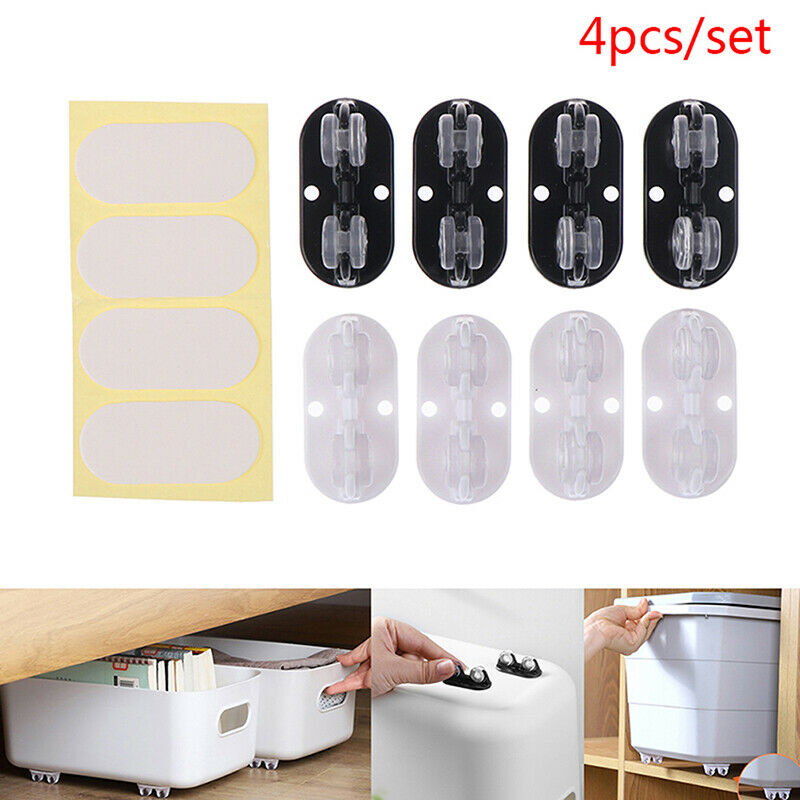 4pcs  Adhesive Caster Wheels Universal Furniture Wheel Castor Directional.l8