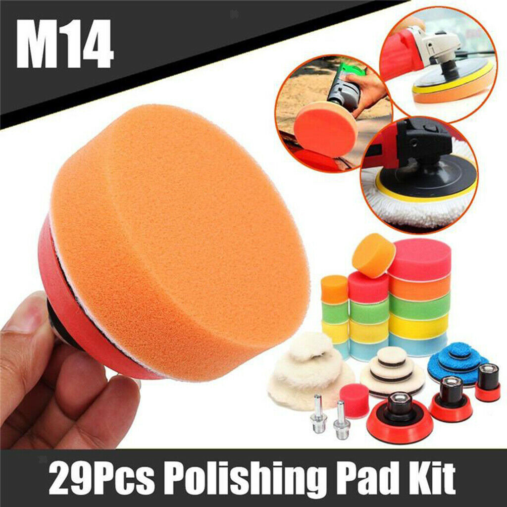 Car Polishing Pads Kit 1.2/2/3in Polisher Pad Sponge Pads Kit for Polishing