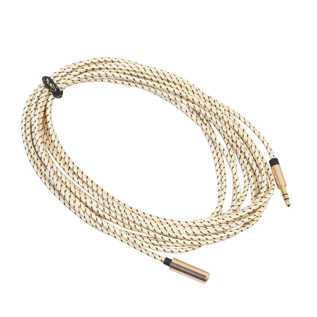 3.5mm Male to Female Jack Stereo Audio Extender Cord for Amplifier  300cm