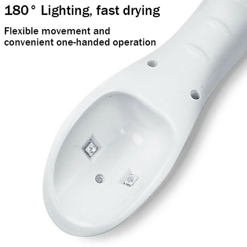 Handheld Nail Dryer 2 UV Lamps Light Quick Dry Mini Phototherapy Lamp ManicuFCA