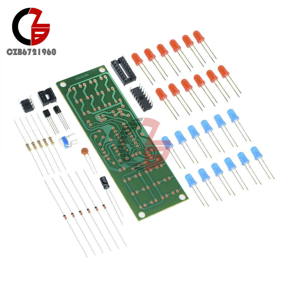 Red Blue DIY Kit Dual-Color Detonation Flashing Light 6V