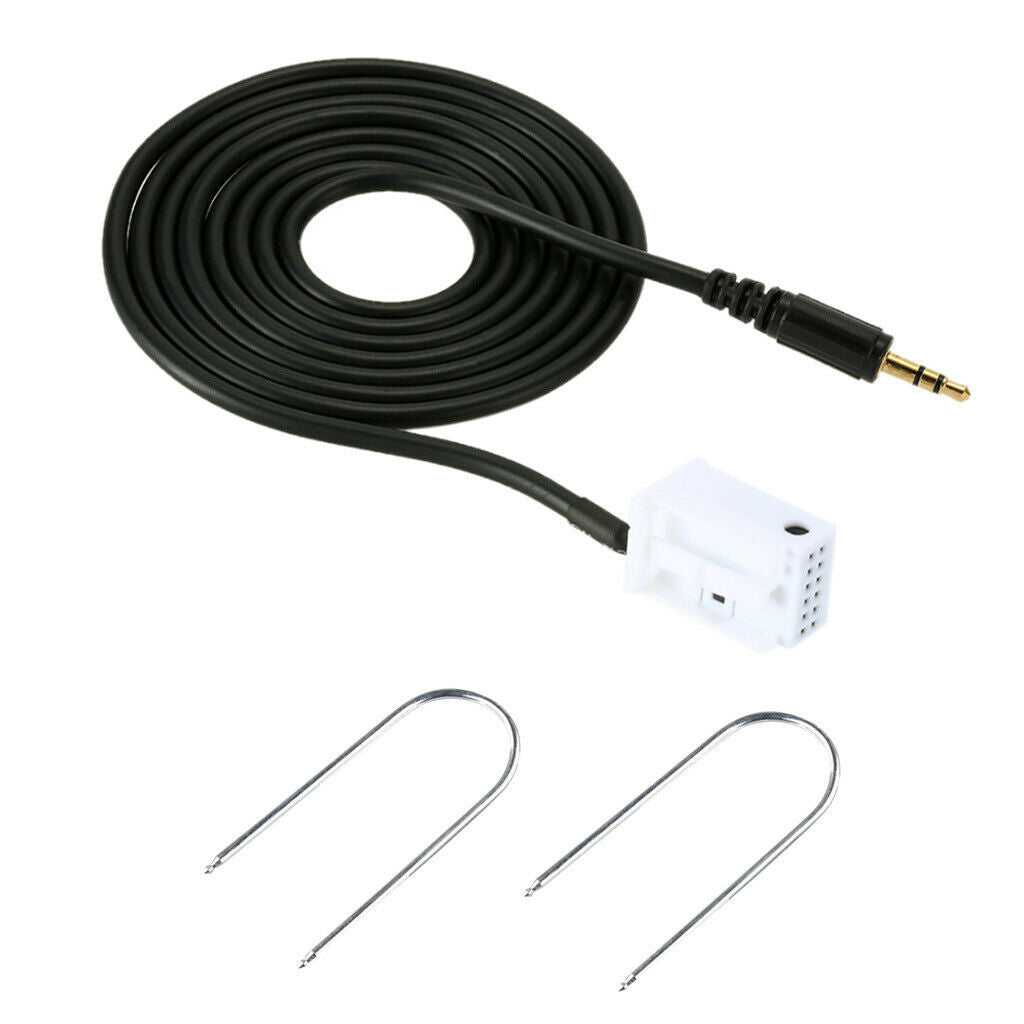 Car Stereo Aux input Cable Adaptor For Peugeot 307 308 407 408 Citroen C2 C5