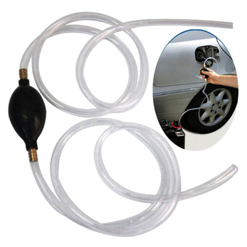 Auto Car Siphon Syphon Hose Tube Liquid Transfer Manual Hand Pump  N JfJC.l8