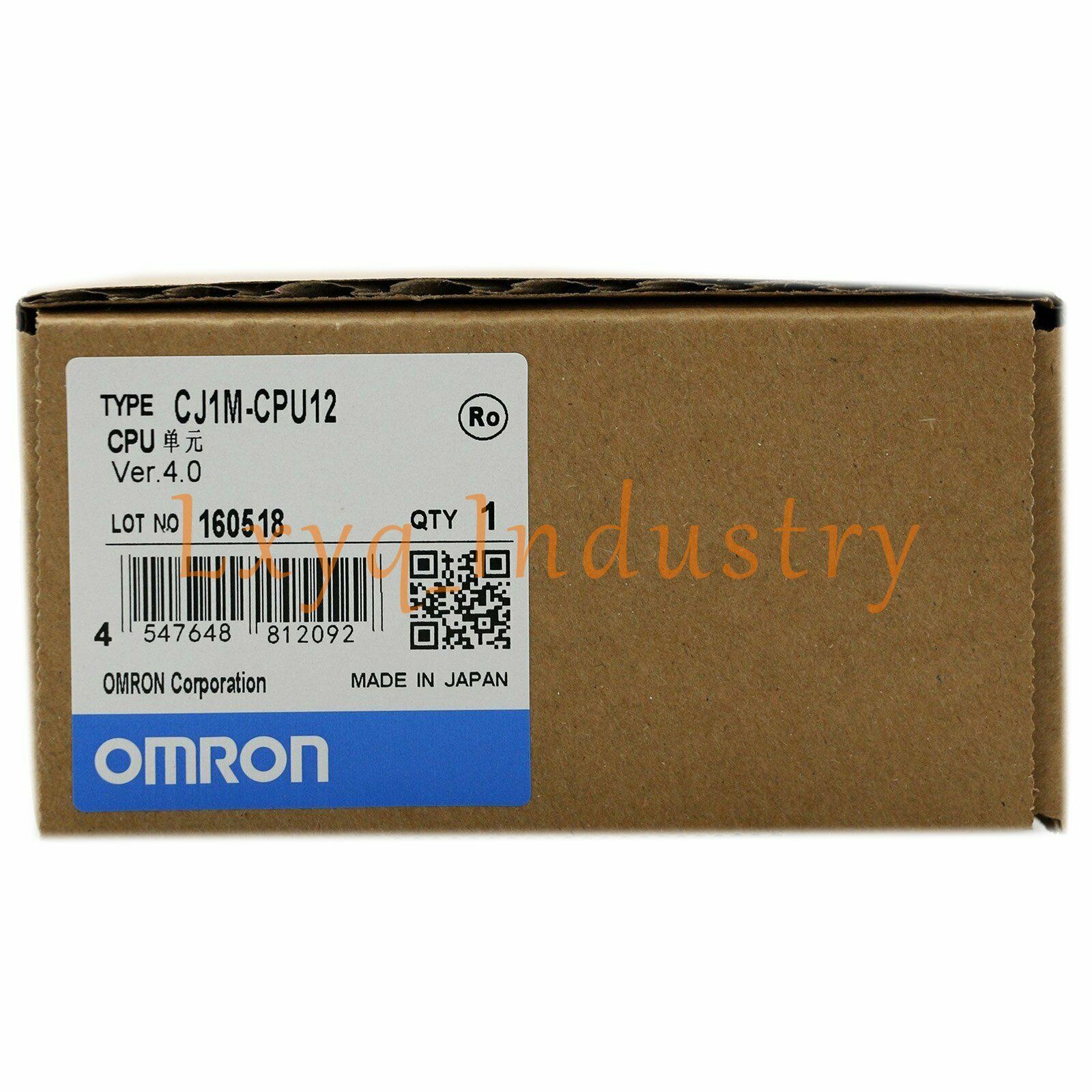 Omron CJ1M-CPU12 CJ1MCPU12 CPU Unit Module Brand New Quality Assurance