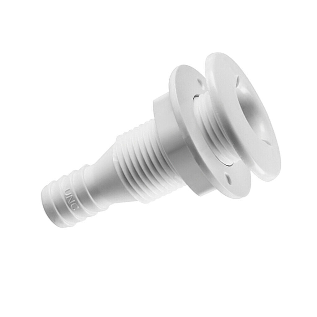 2 Pieces 1" & 3/4" Thru-Hull Bilge Pump and Aerator Hose Fitting for Boats