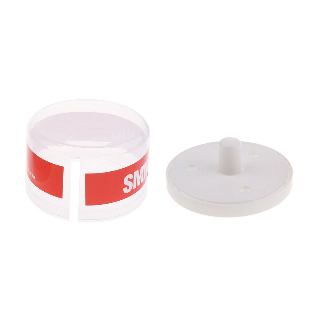 Empty Clear Salon Barber Styling Cutting Neck Strips Roll Box Container Case