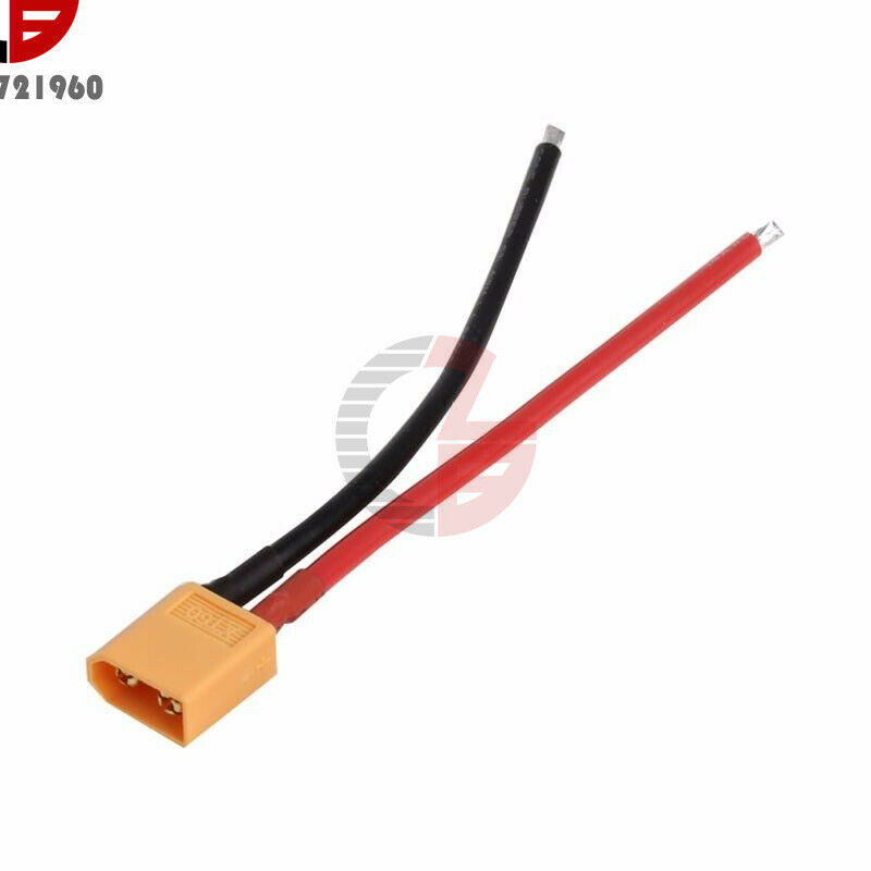 2Pair XT60 Connector Male and Female W/ Housing 10CM Silicon Wire 14AWG Cable