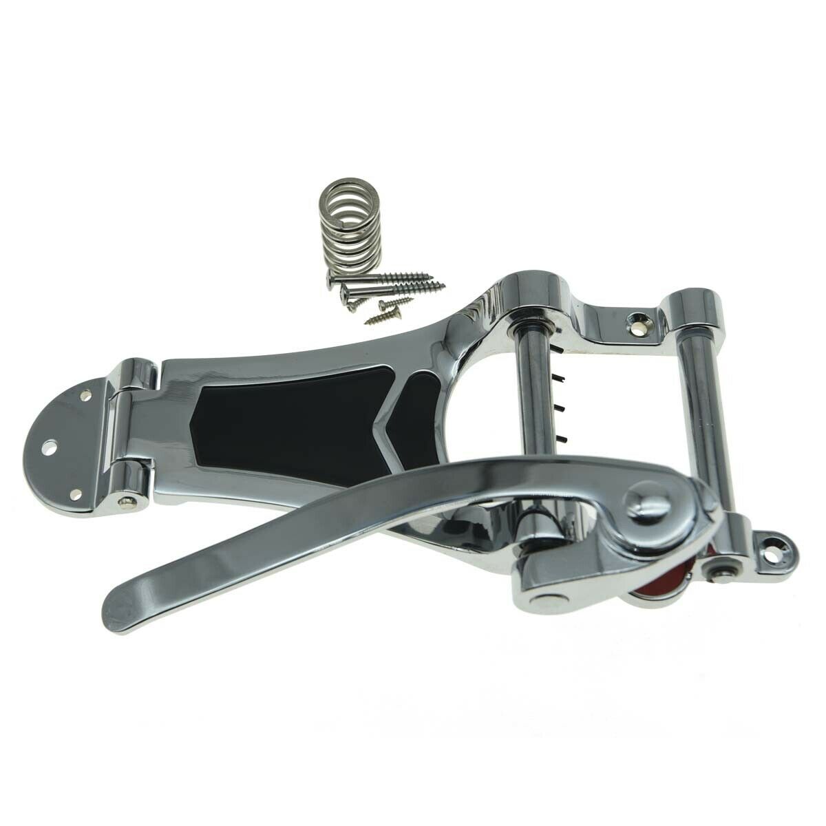Chrome Vibrato Tremolo Bridge Tailpiece for Arch Top Electric Jazz Guitar