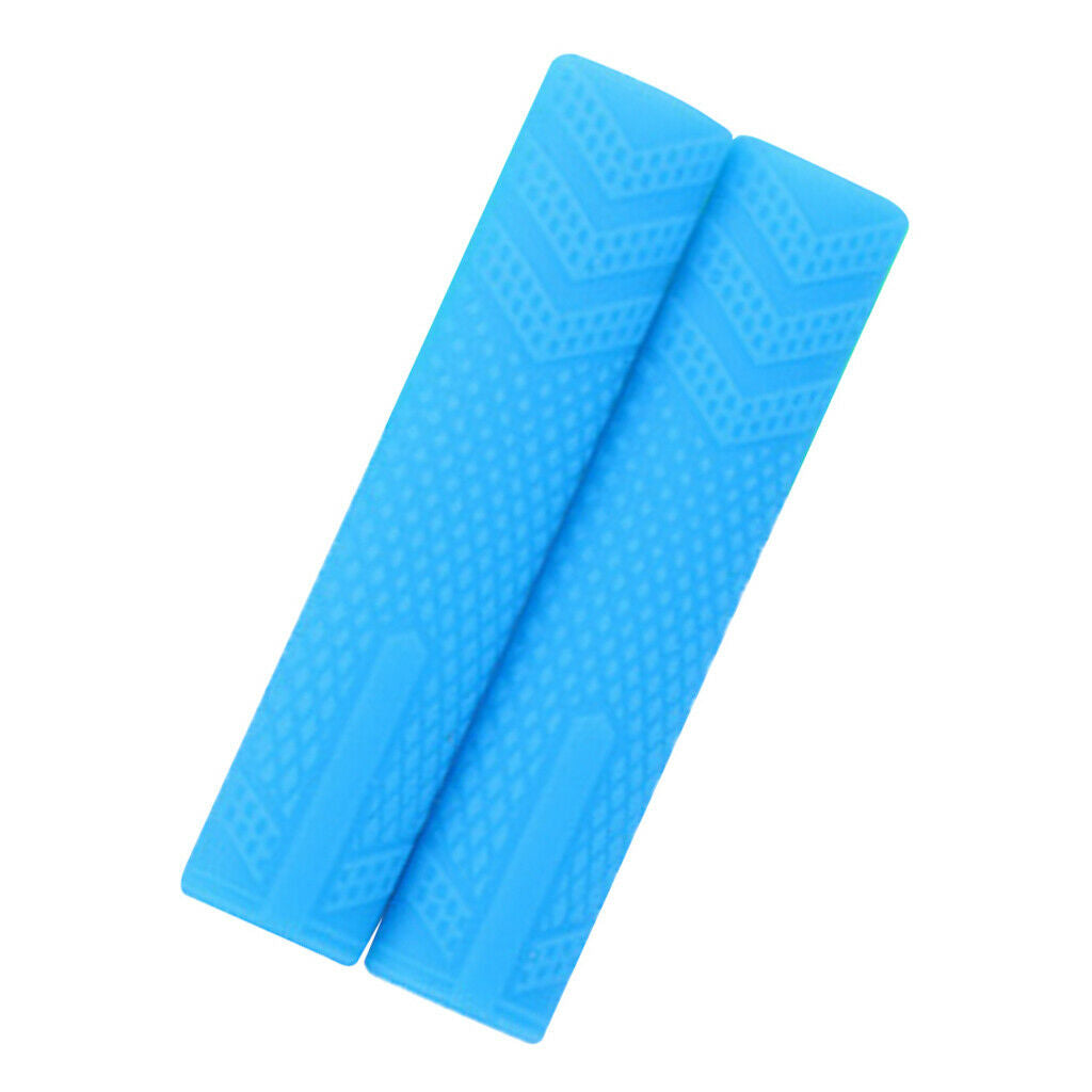 1 Pair Silicone Mountain Bicycle Brake Handle Sleeve Protector Covers Blue