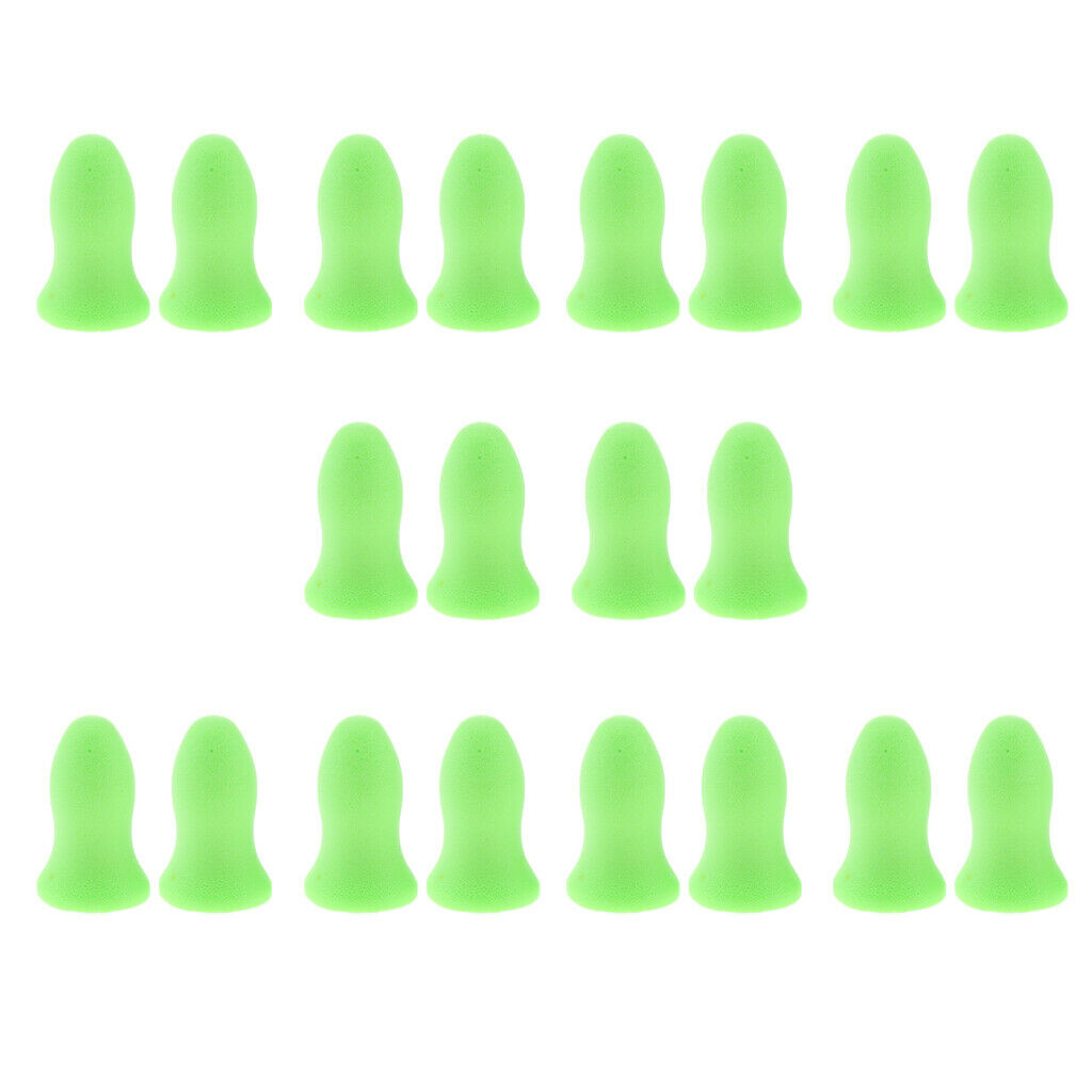 10Pairs Women Men Foam Work Study Ear Plug Noise Reduction Sleeping Earplugs