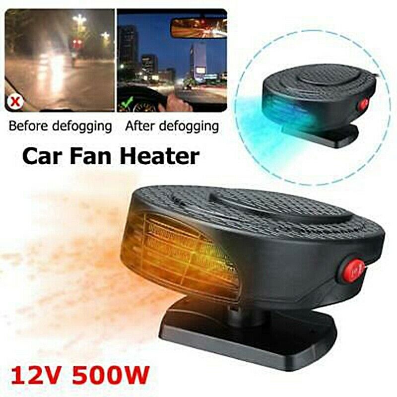 Protable Auto Car Fan Heater Removng Fogde Frosting Cool Air Warm Air Driving C5