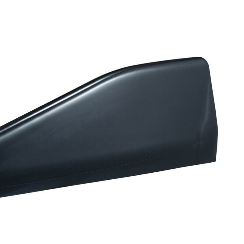 Pair Car Bumper Spoiler Rear Lip Canards Diffuser Wrap Angle Shovel Side Skirt
