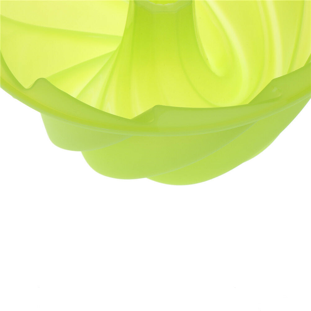 Spiral Shape Silicone Cake Pan Bread Bakeware Mold Baking TY XjSJCA