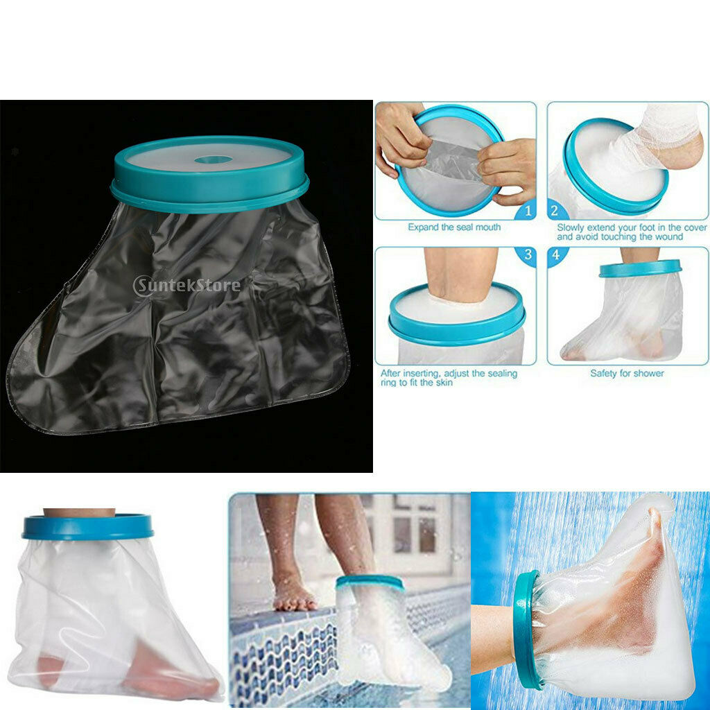 Kids Anti-infective Foot Cast Cover Waterproof Shower Bath Protective Sleeve