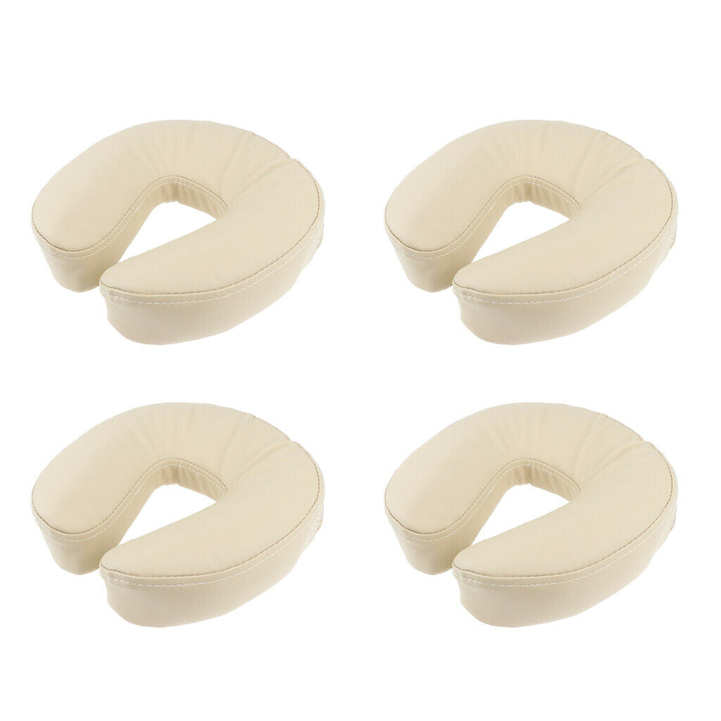 Pack 4 U Shape Salon Massage Table Pillow Body Treatment Headrest Cushion pad