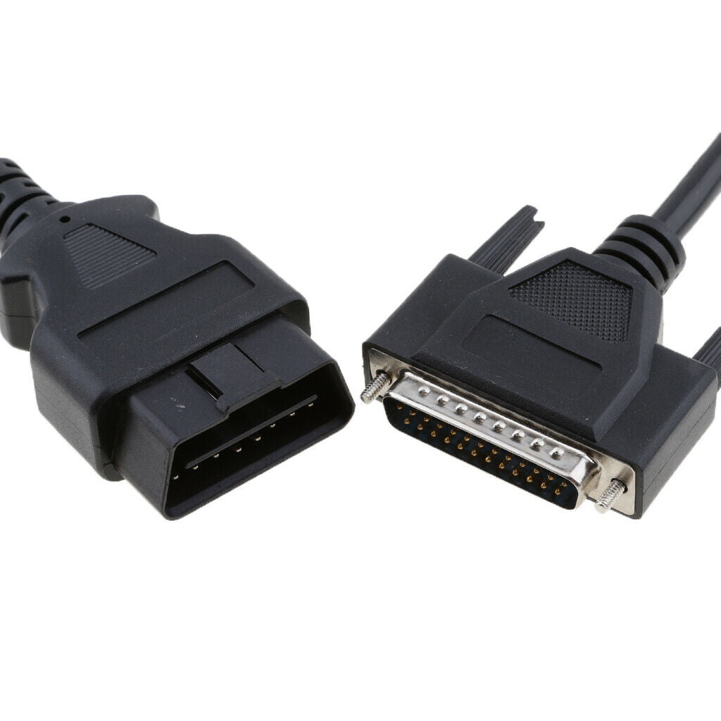 DB25 25Pin to 16 Pin OBD II Car Auto Diagnostic Adapter Converter Cable