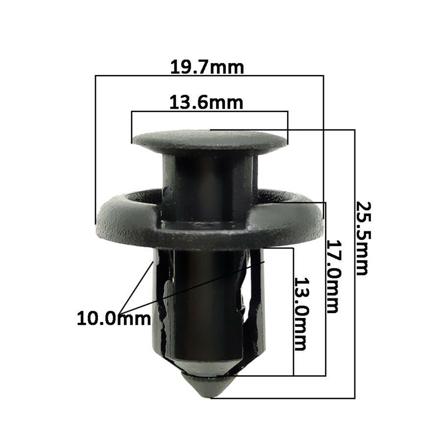 80x Car Body/Bumper Push Retainer Pin Rivet Trim Clip Panel Moulding Assortments