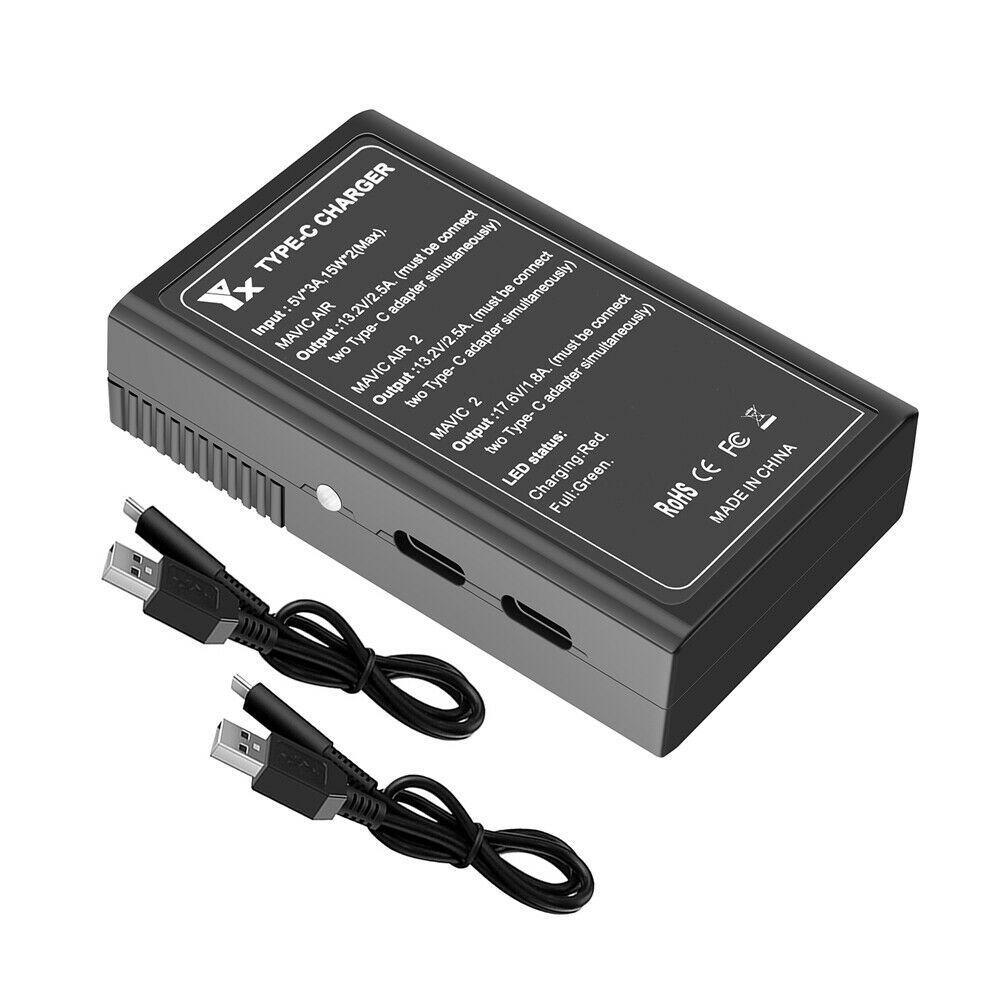 For DJI Mavica 2 QC3.0 USB Charger Drone Accessories