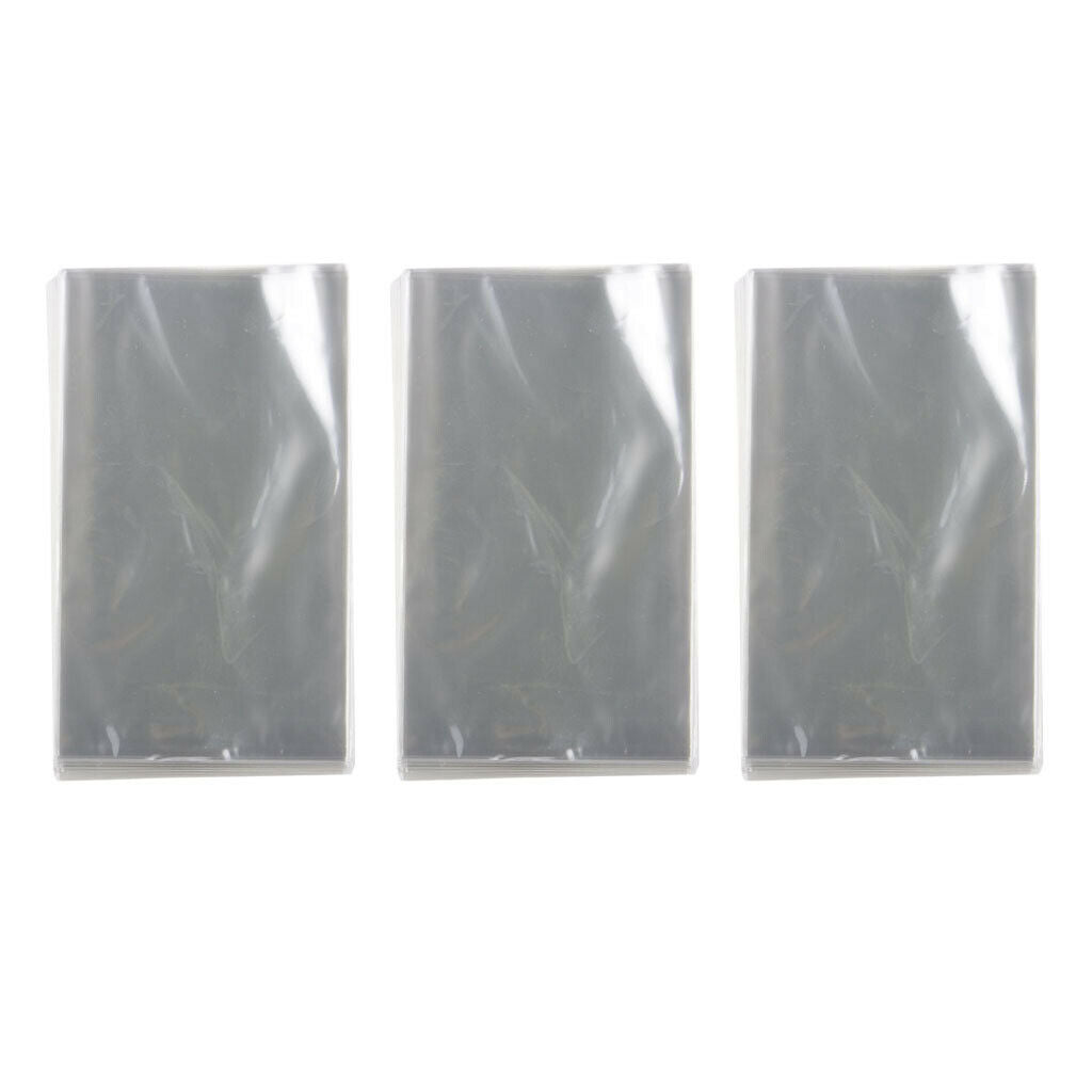 Pack of 300 Flat Cellophane Bags with Adhesive Closure - 2.4 x 3.9 inches