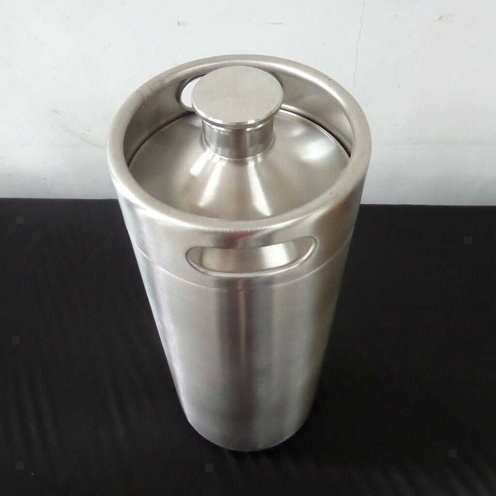 5L Stainless Mini Keg Growler Wine Pot Stainless Beer Growlers Homebrew Keg