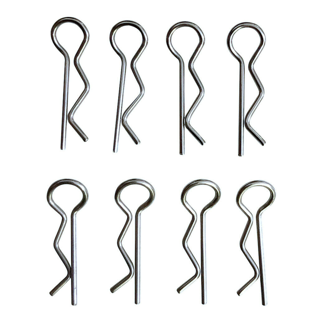 8pcs Body Shell Clips Pin for 1/16 RC 9130 Car Accessories Spare Parts