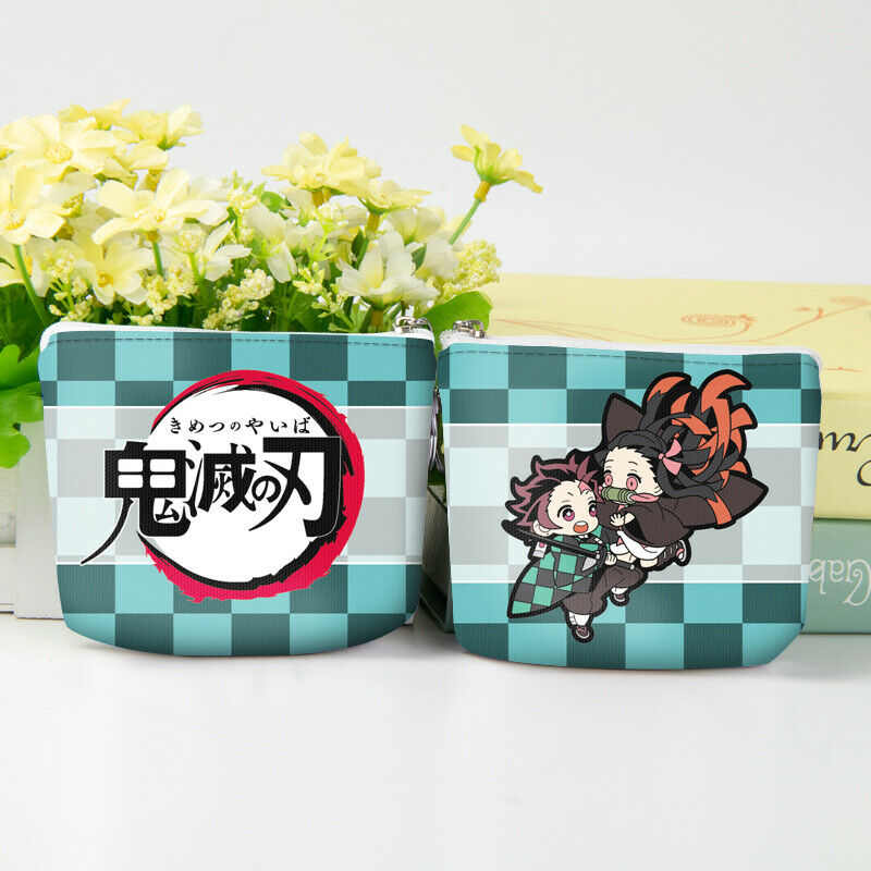 Demon Slayer Kimetsu no Yaiba Kamado Tanjirou&Nezuko PU Leather Purse Wallet