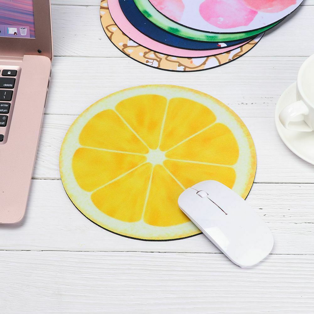 Coaster Tablet Mat Anti-slip Keyboard Mice Mat Round Mousepad Rubber Mouse Pad