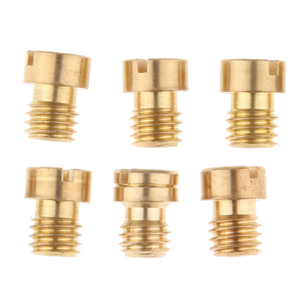6 Piece Carburetor Main Jet Kit for Pwk 105.108.110.112.115.118