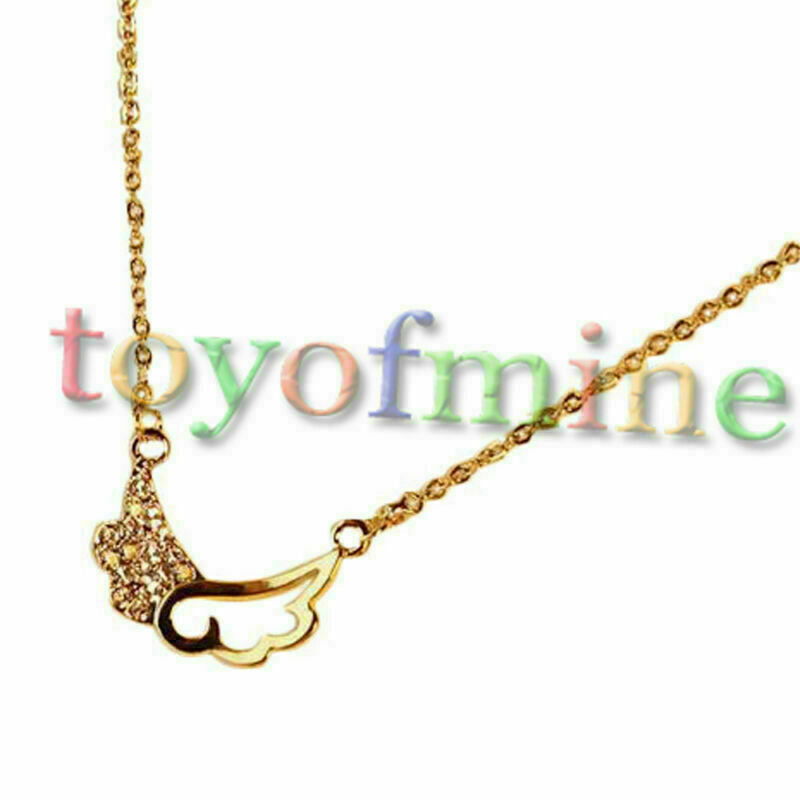 New Women Angel Wings Golden Necklace Clavicle Necklace Sweater Chain Jewelry