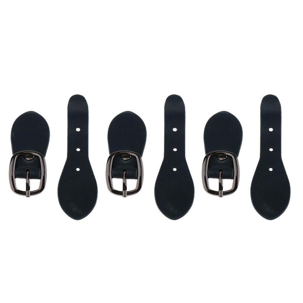 3Pcs/set Sew on PU Leather Pin Buckles Adjustable Bag Fasteners Sewing for Bag