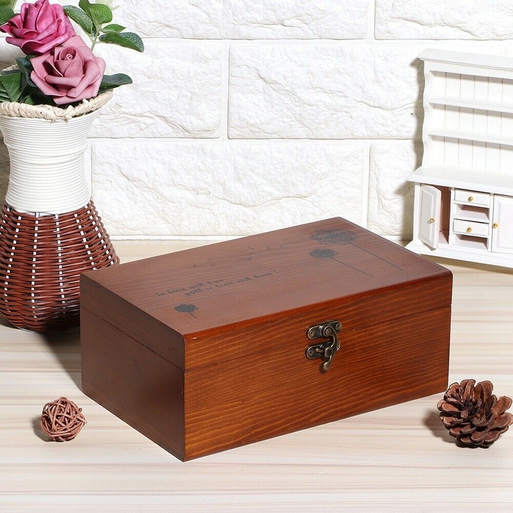 Wooden Sewing Box Treasure Box Needle And Thread Storage Box Home Organizer