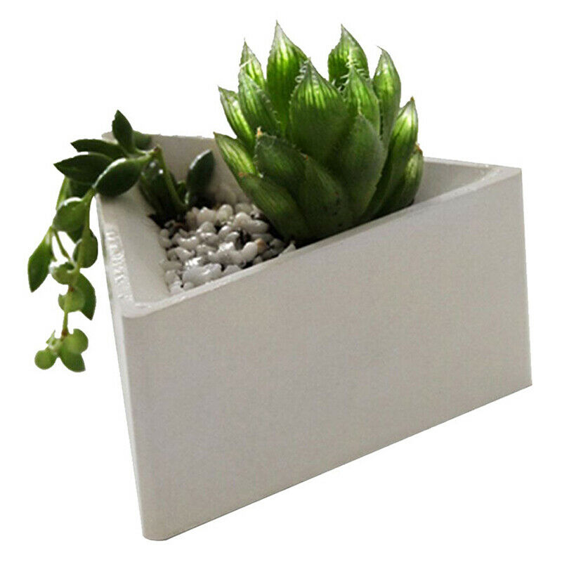 Geometric Shape Silicone Mold Flower Succulents Plants Cement Planter MoldBDAU