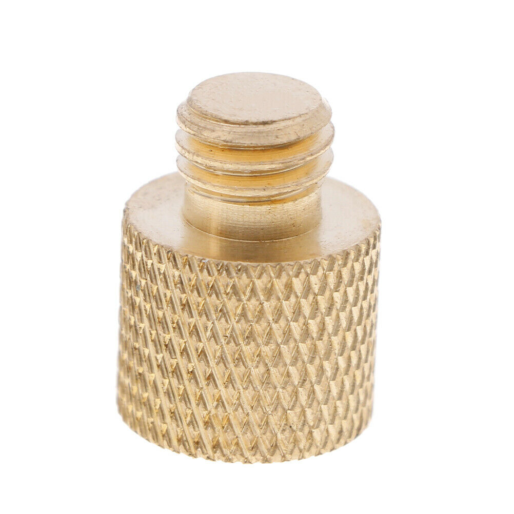 1/4" Female to 3/8" Male tripod thread reducer adapter brass copper for c.l8