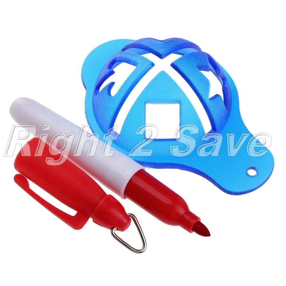 Pro Golf Ball Line Linear Marker Aligment Template Tool Kits Drawing Marks Pen