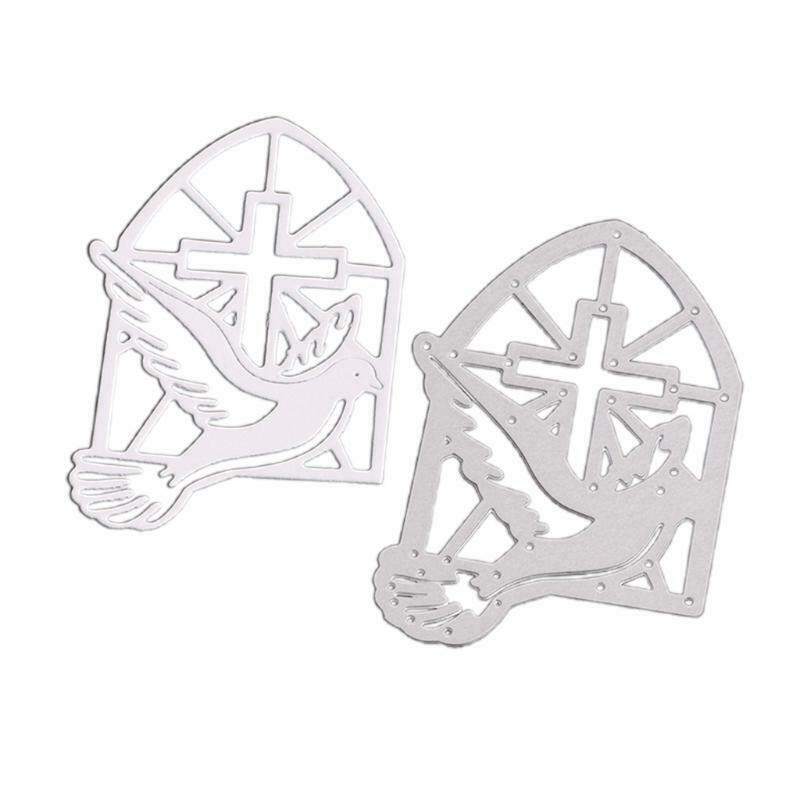 Pigeon Cross Metal Cutting Dies Stencil DIY Scrapbook Album Paper Card Template