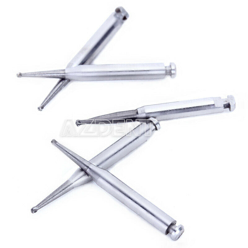 10 Kits Dental Lab Clinic Low Speed Right Angle Tungsten Steel Drill Burs RA1