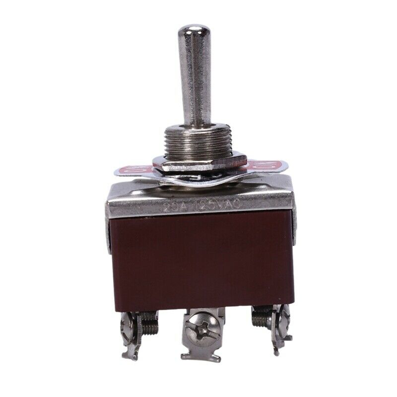 AC 250V/15A 125V/20A ON/OFF/ON 3 Position DPDT Momentary Toggle Switch H6G3G3