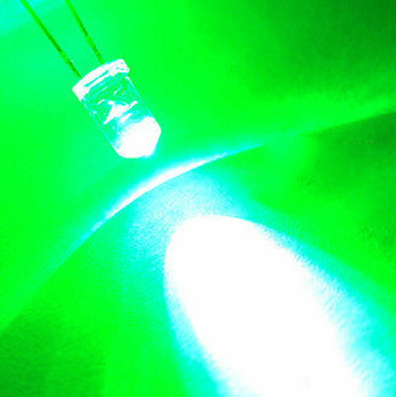 100pcs 5MM Red/Green/Blue/Yellow/White Round Water Clear LED Light Diodes Kit