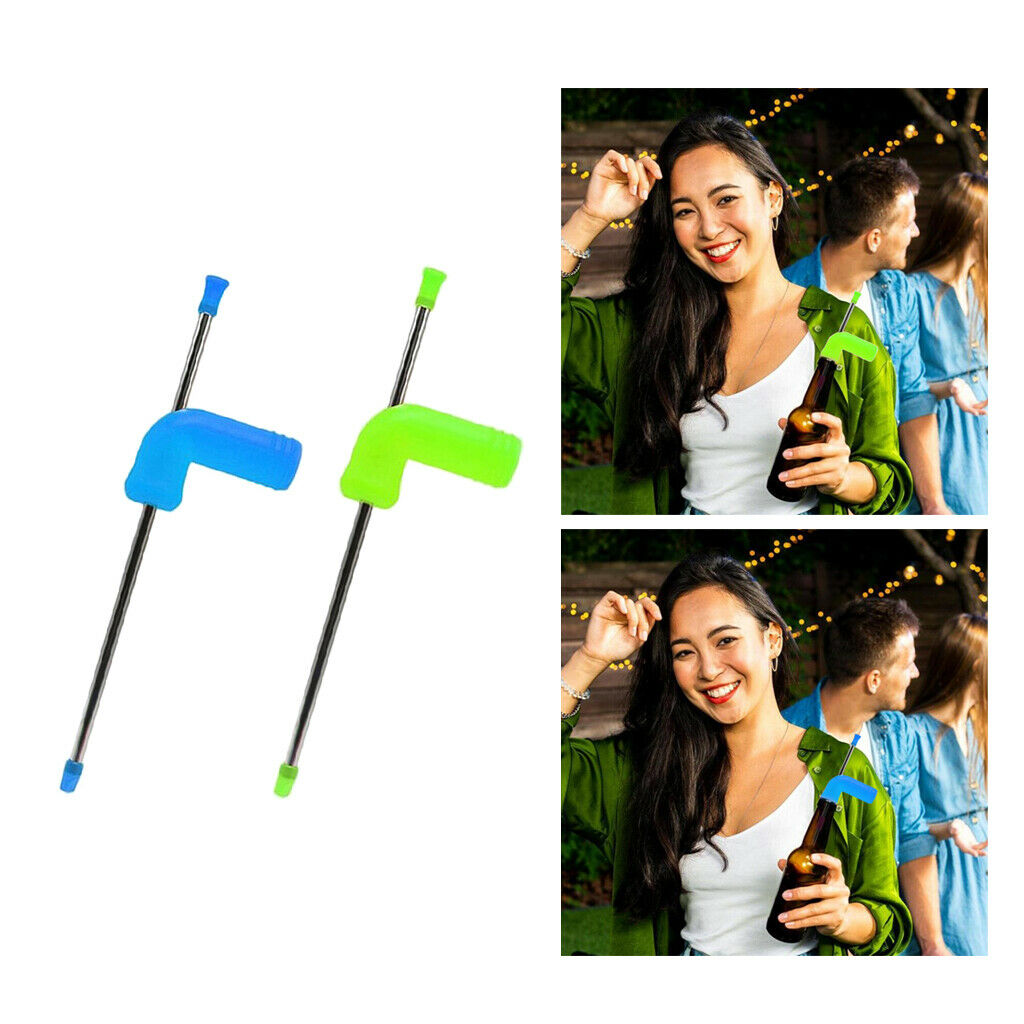 2Pcs Beer Snorkel Dispenser Funnel Party Club Beverage Beer Funnel Dispenser